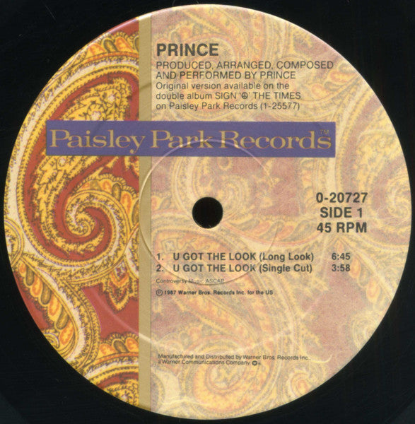 Prince - U Got The Look
