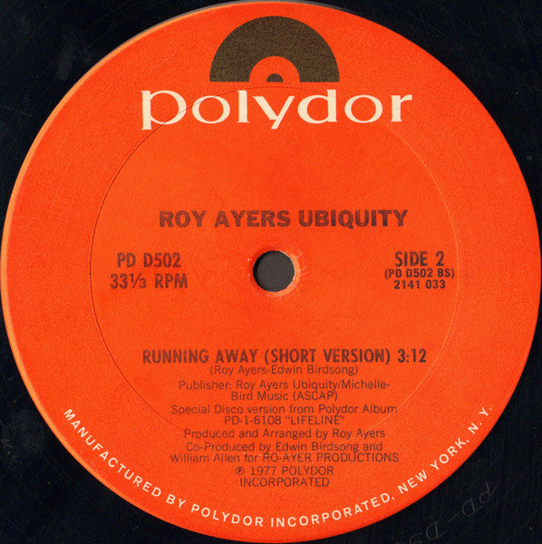 Roy Ayers Ubiquity - Running Away