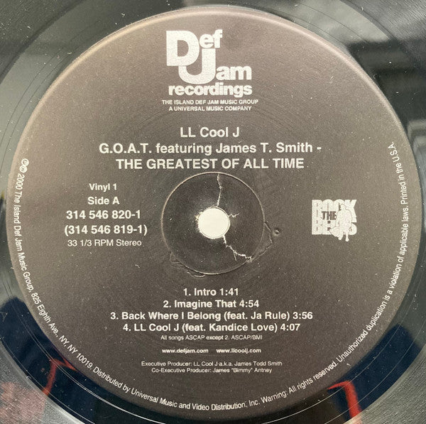 LL Cool J - G.O.A.T. Featuring James T. Smith The Greatest Of All Time