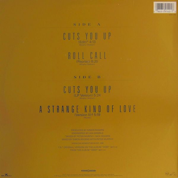Peter Murphy - Cuts You Up