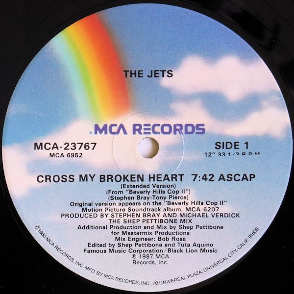 The Jets - Cross My Broken Heart