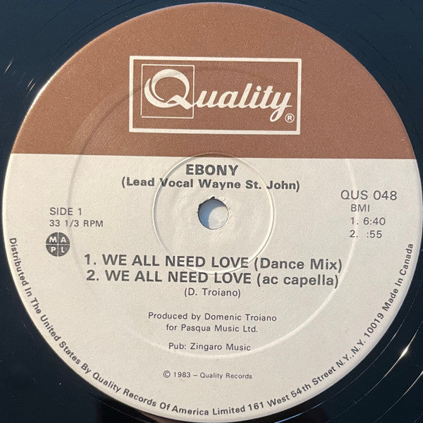 Ebony (2) - We All Need Love