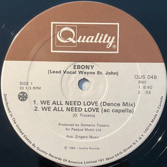Ebony (2) - We All Need Love