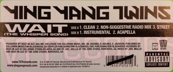 Ying Yang Twins - Wait (The Whisper Song)