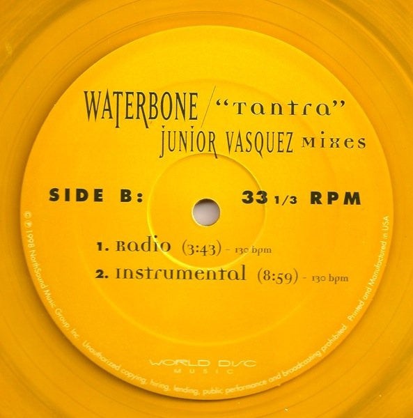 Waterbone - Tantra (Junior Vasquez Mixes)