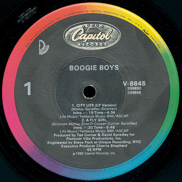 Boogie Boys - A Fly Girl / City Life