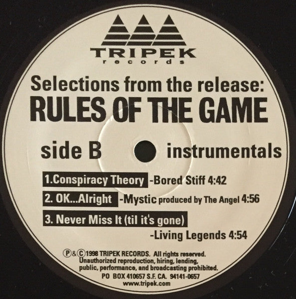 Rules Of The Game