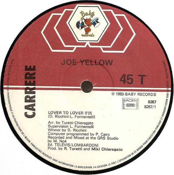 Joe Yellow - Lover To Lover
