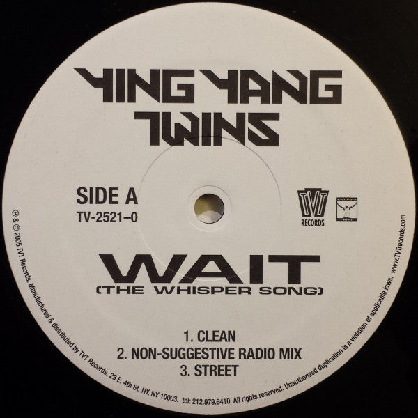 Ying Yang Twins - Wait (The Whisper Song)