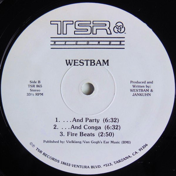 WestBam - The Roof Is On Fire / And Party