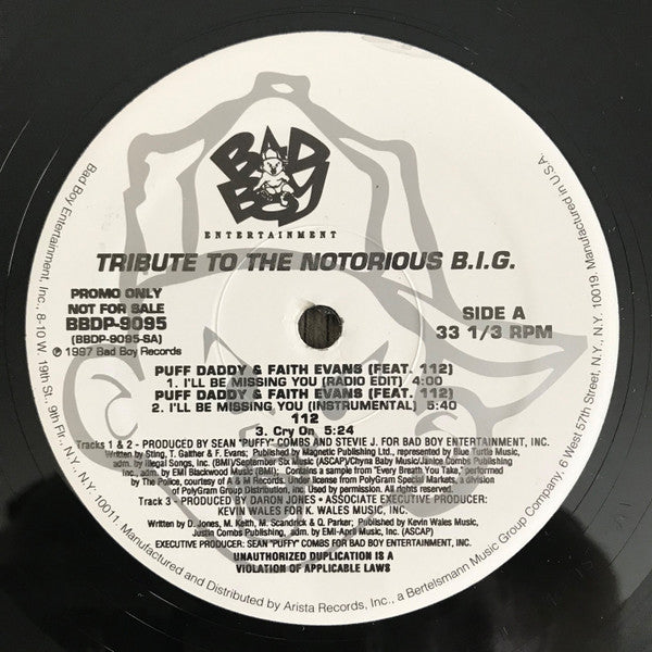 Puff Daddy - Tribute To The Notorious B.I.G.