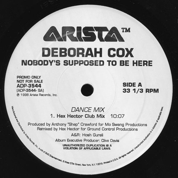 Deborah Cox - Nobody's Supposed To Be Here