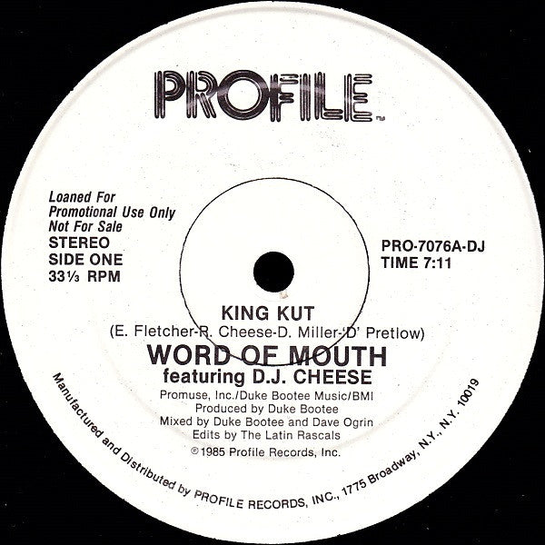 Word Of Mouth (2) - King Kut