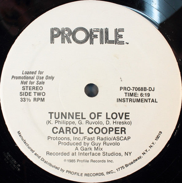Carol Cooper - Tunnel Of Love