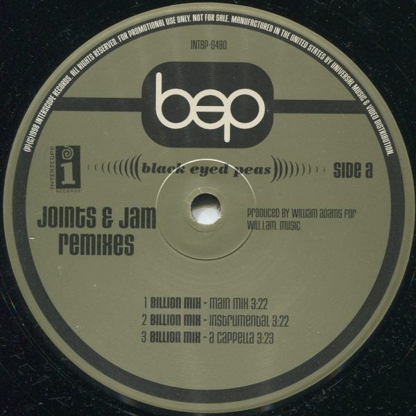 Black Eyed Peas - Joints & Jam (Remixes)