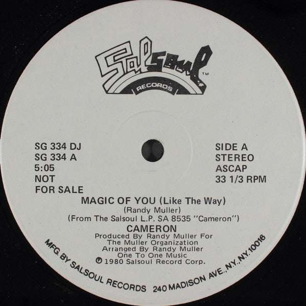 Rafael Cameron - Magic Of You (Like The Way)