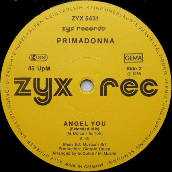 Primadonna - Angel You
