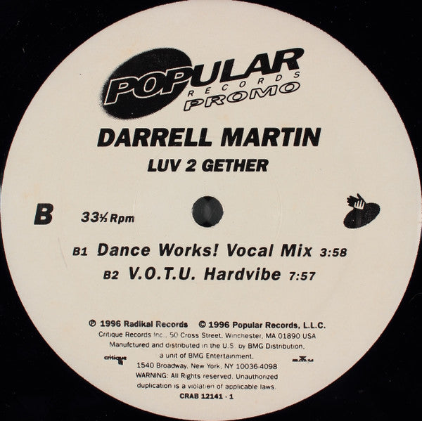 Darrell Martin - Luv 2 Gether
