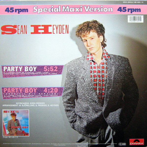 Sean Heyden - Party Boy