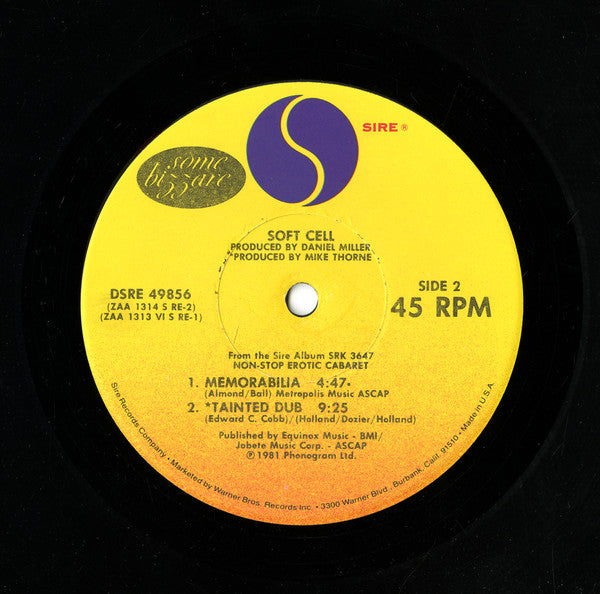 Soft Cell - Tainted Love / Where Did Our Love Go