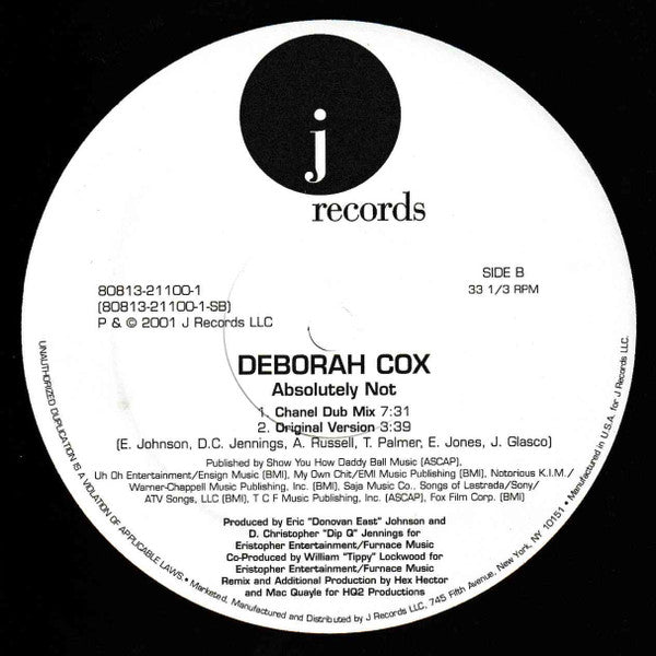 Deborah Cox - Absolutely Not