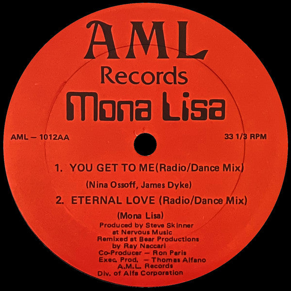 Mona Lisa (9) - You Get To Me/Eternal Love