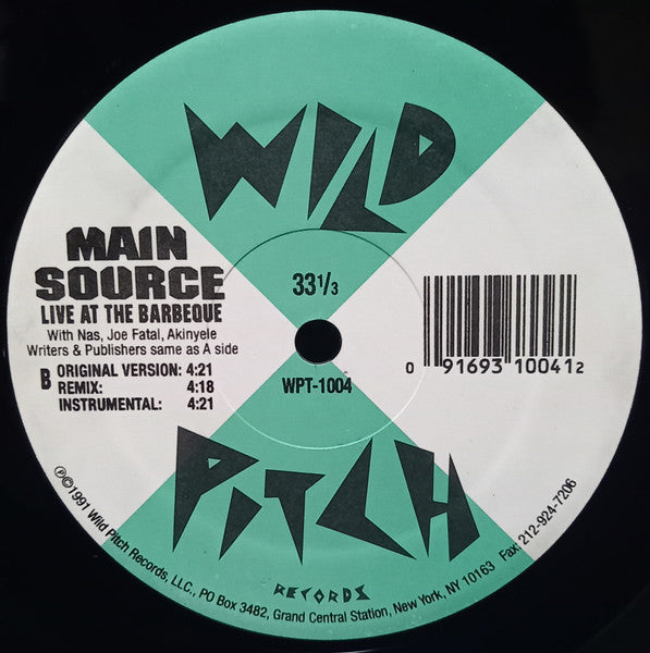 Main Source - Just Hangin Out / Live At The BBQ