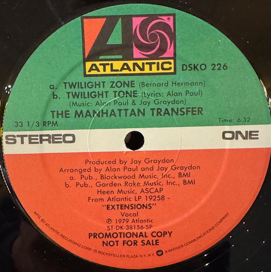 The Manhattan Transfer - Twilight Zone