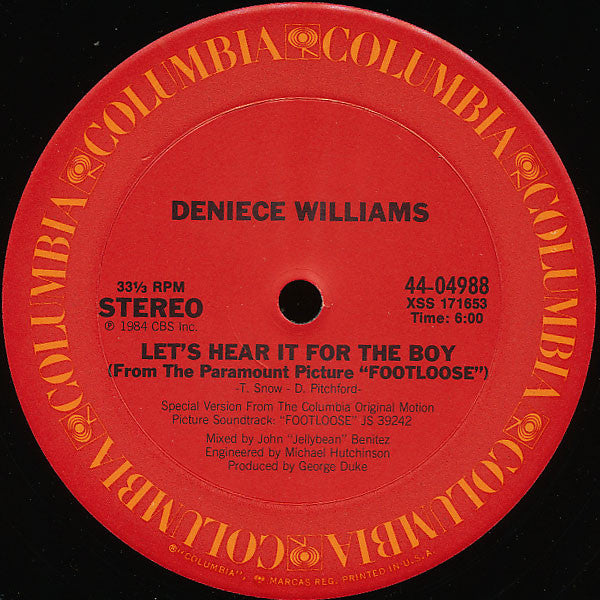 Deniece Williams - Let's Hear It For The Boy (Extended Dance Remix)
