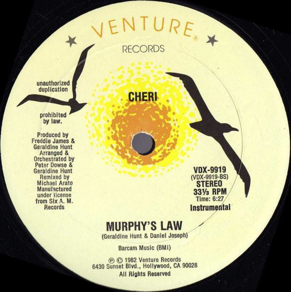 Cheri - Murphy's Law