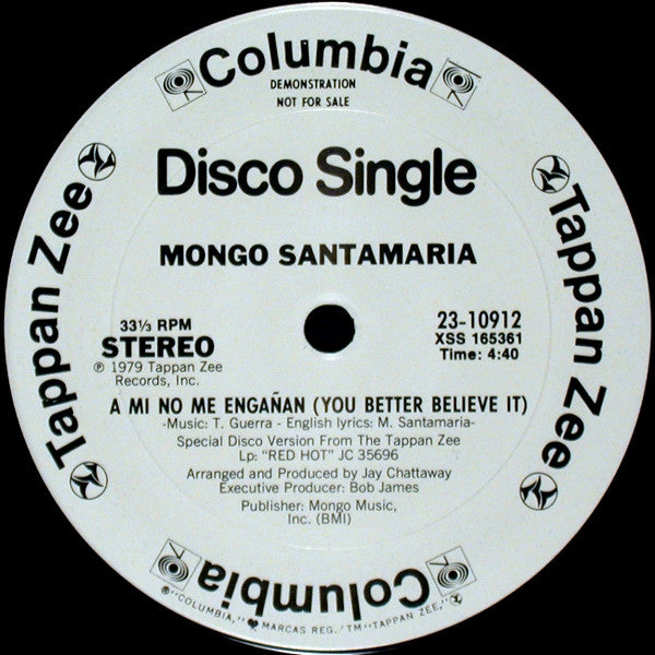 Mongo Santamaria - Watermelon Man / A Mi No Me Engañan (You Better Believe It)