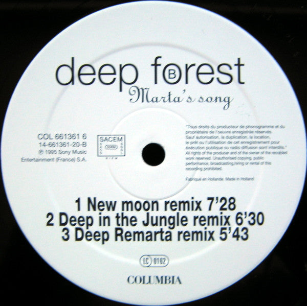Deep Forest - Marta's Song (The Remixes)