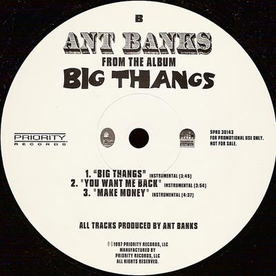 Ant Banks - Big Theezeez From The Ant Banks Album Big Thangs