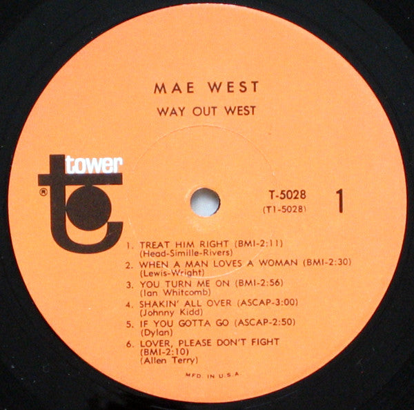 Mae West - Way Out West