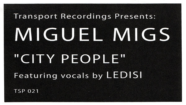 Miguel Migs - City People