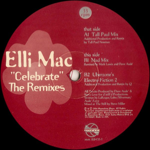 Elli Mac - Celebrate - The Remixes