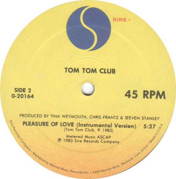 Tom Tom Club - The Pleasure Of Love