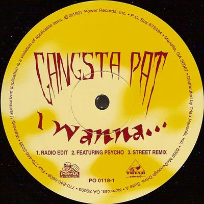 Gangsta Pat - I Wanna...