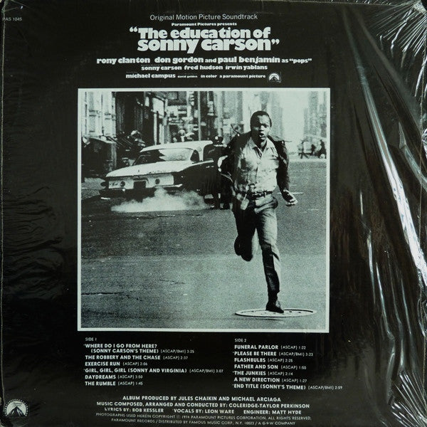 Coleridge-Taylor Perkinson - The Education Of Sonny Carson (Original Motion Picture Soundtrack)