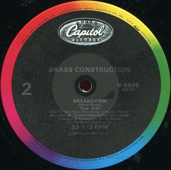 Brass Construction - Never Had A Girl