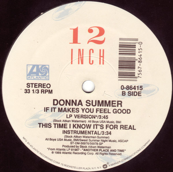 Donna Summer - This Time I Know It's For Real