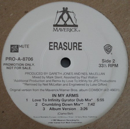 Erasure - In My Arms