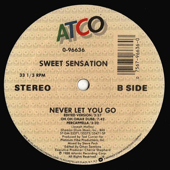 Sweet Sensation - Never Let You Go