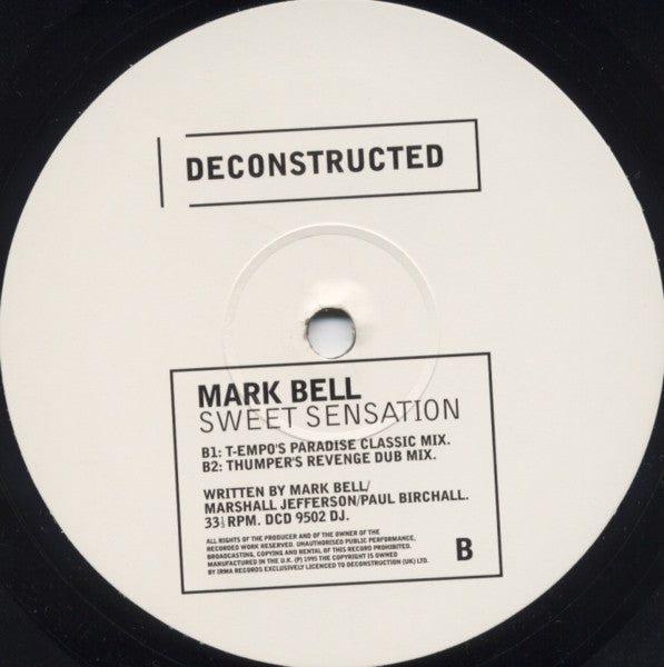 Mark Bell (3) - Sweet Sensation