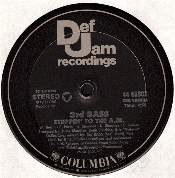 3rd Bass - Steppin' To The A.M.
