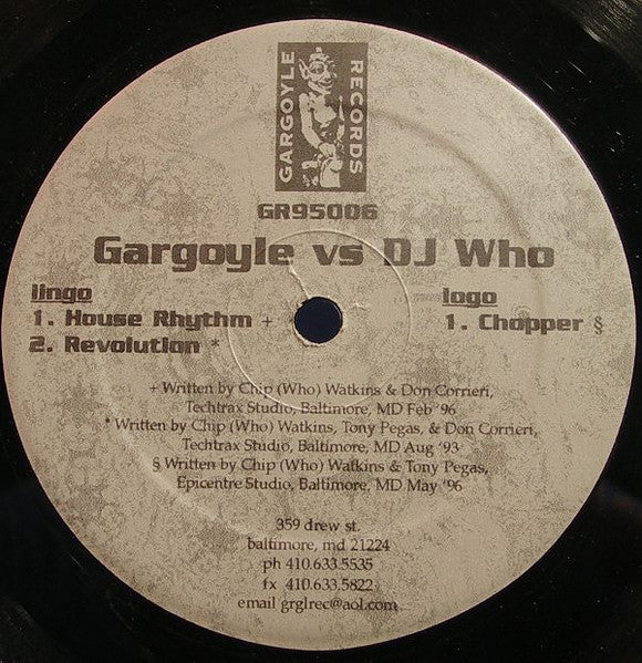 Gargoyle (2) - House Rhythm / Revolution / Chopper