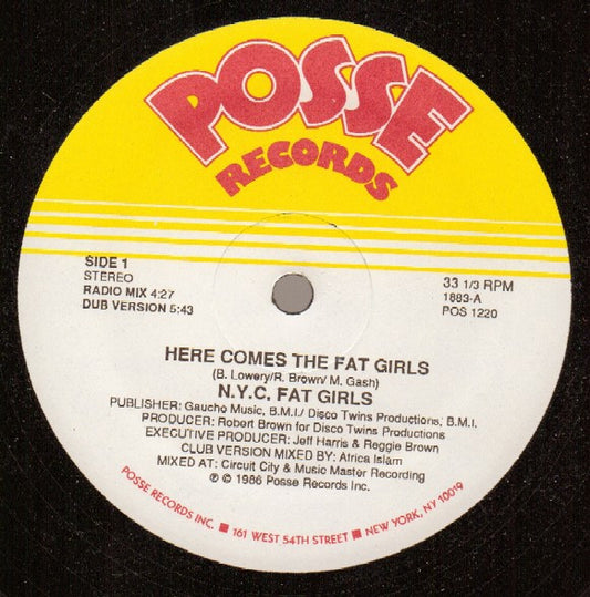 N.Y.C. Fat Girls - Here Comes The Fat Girls