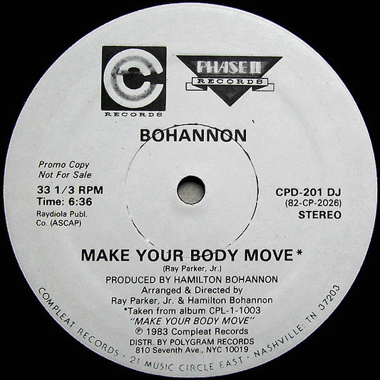 Hamilton Bohannon - Make Your Body Move