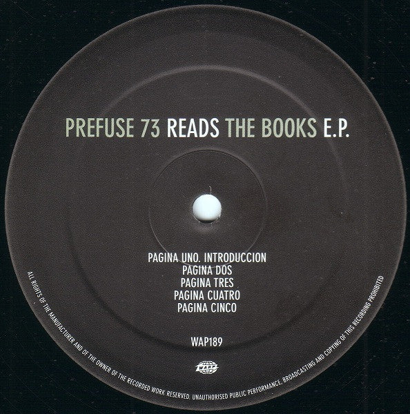 Prefuse 73 Reads The Books E.P.