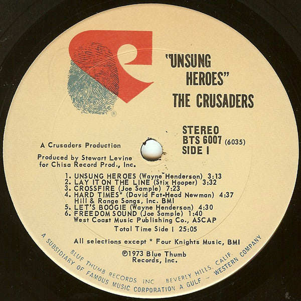 The Crusaders - Unsung Heroes